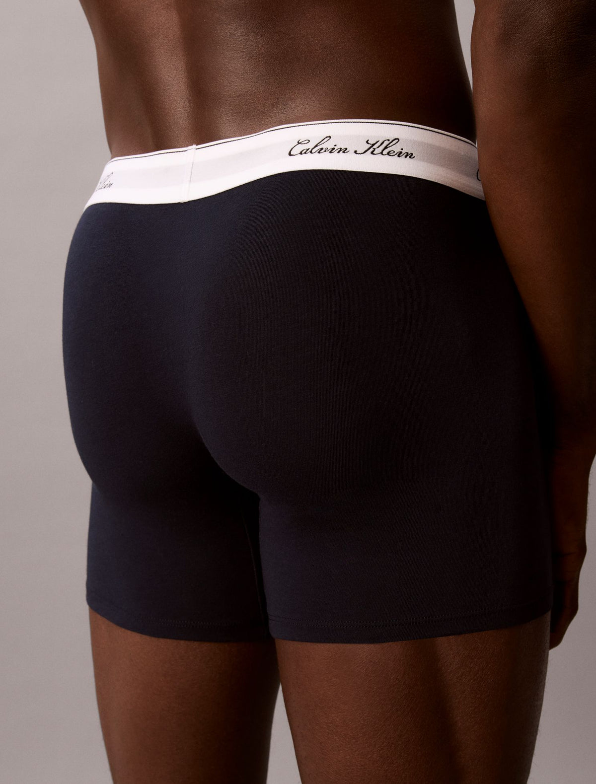 Icon Cotton Stretch Script 3-Pack Boxer Brief - Calvin Klein Underwear