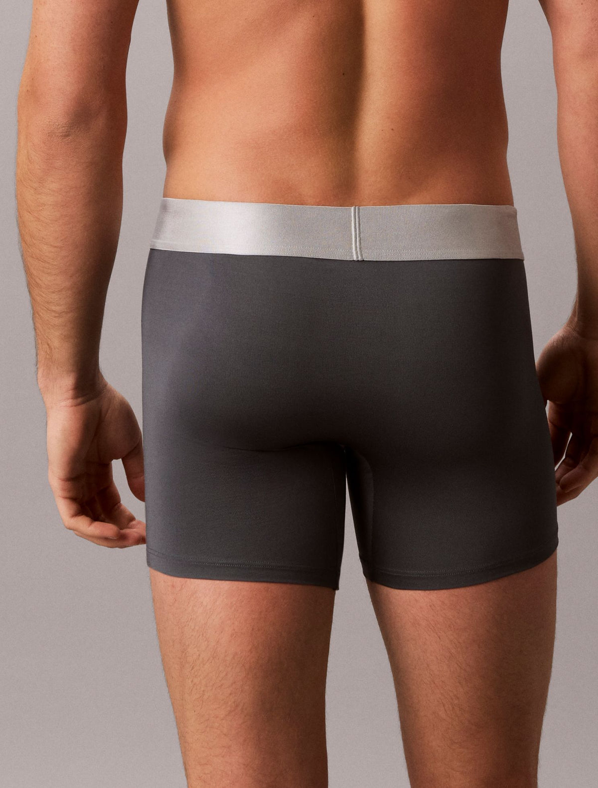 Microfiber Stretch Steel Boxer Brief - Calvin Klein Underwear