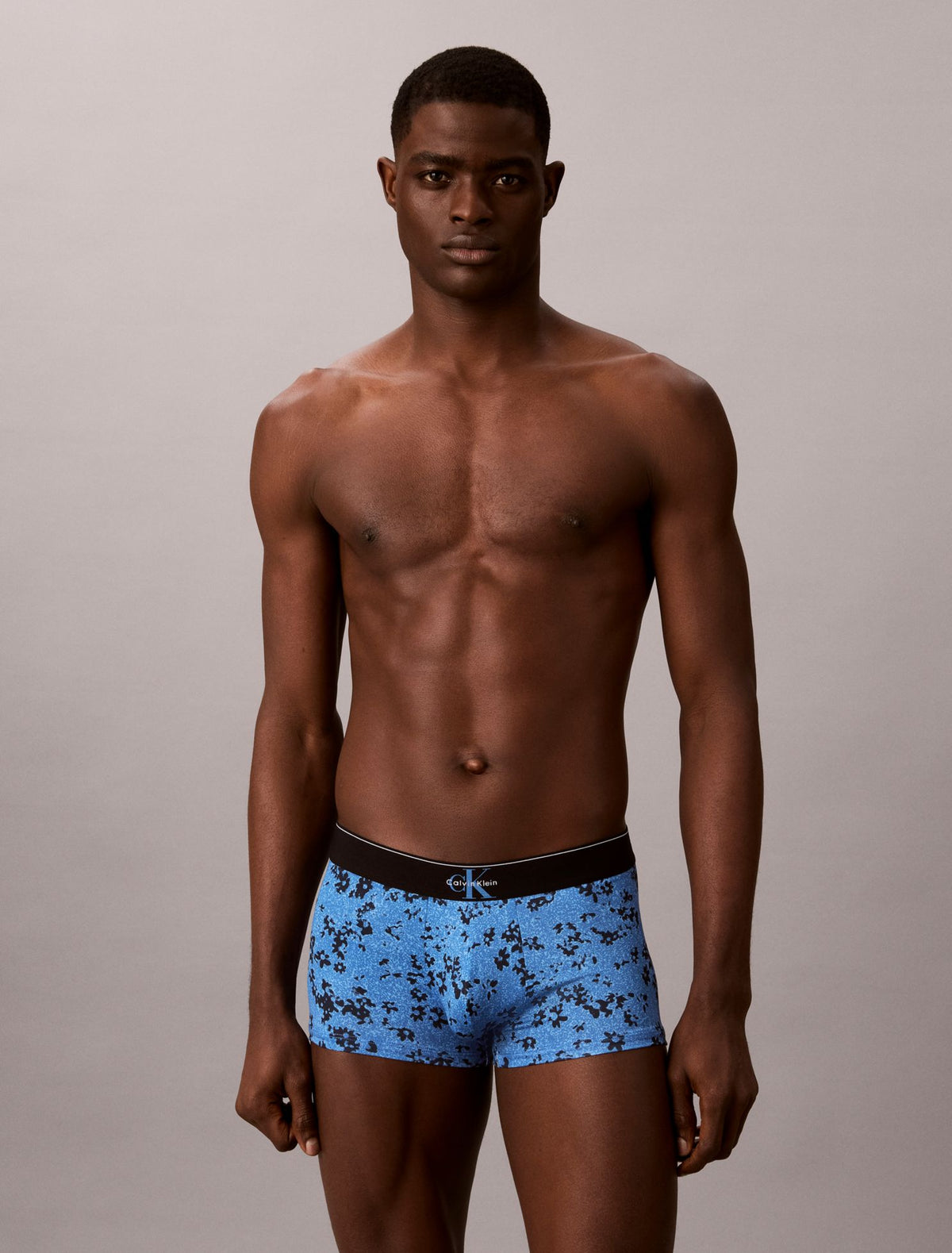 Graphic Monogram Microfiber Stretch Low Rise Trunk - Calvin Klein Underwear