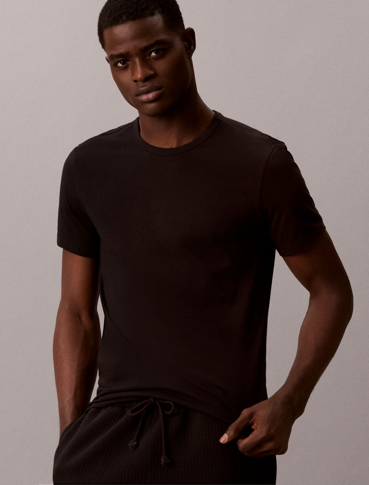 Cotton Stretch Blend 3-Pack Slim Fit Crewneck T-Shirt - Calvin Klein Underwear