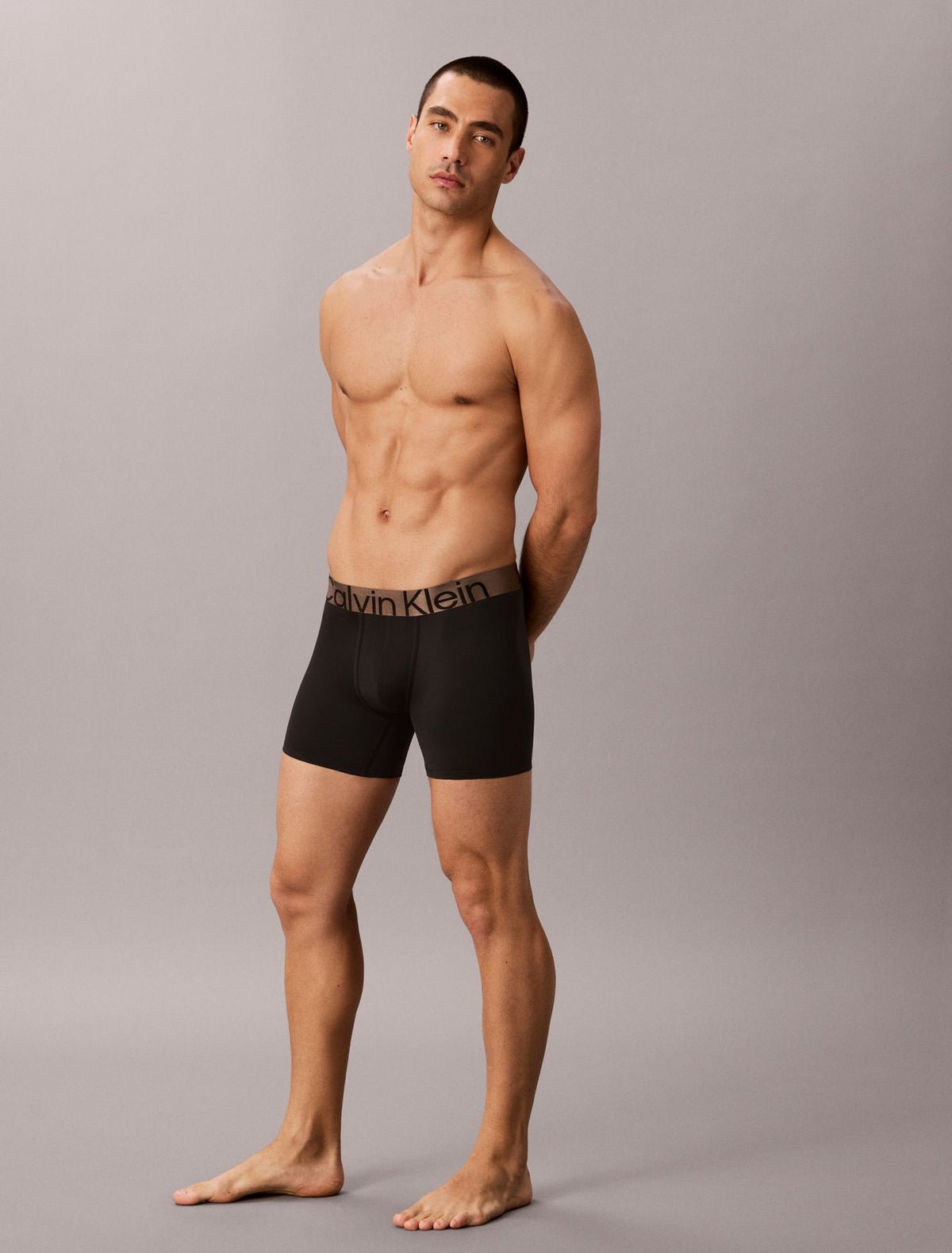Brushed Microfiber Stretch Bronze Boxer Brief - Calvin Klein Underwear