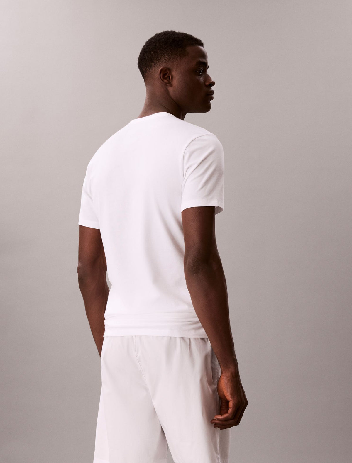 Cotton Stretch Blend 3-Pack Slim Fit V-Neck T-Shirt - Calvin Klein Underwear