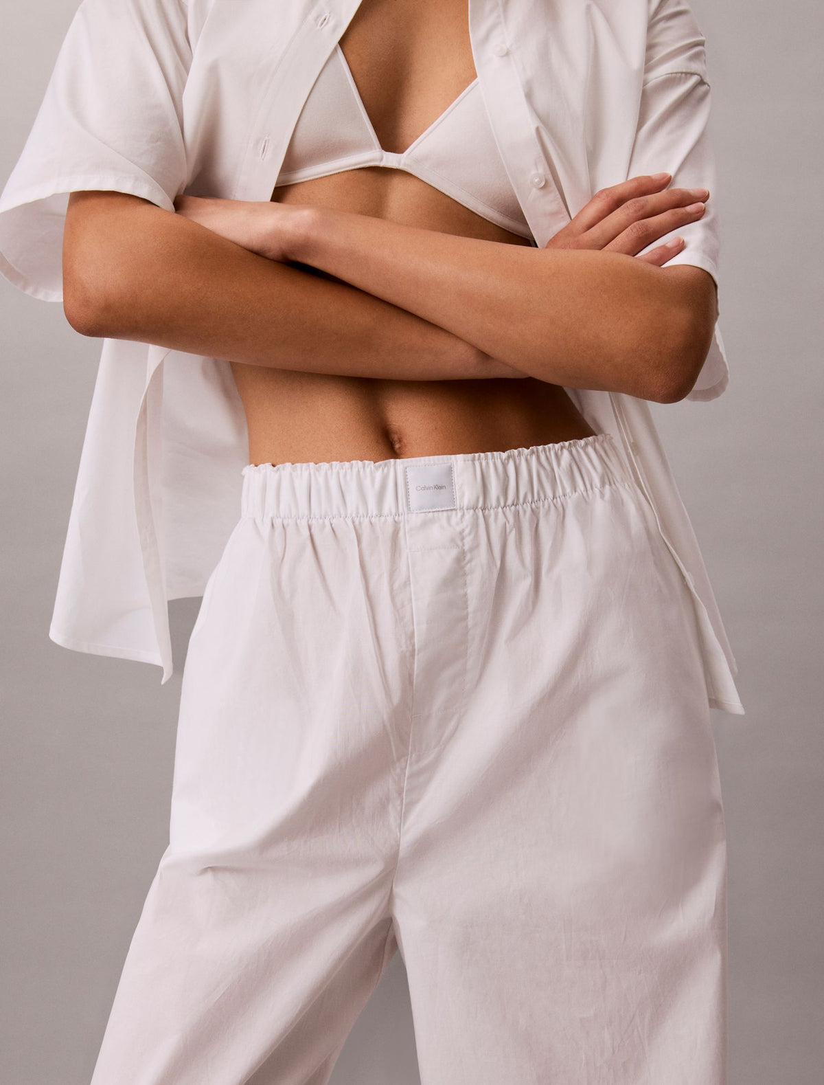 Cotton Poplin Sleep Pants - Calvin Klein Underwear