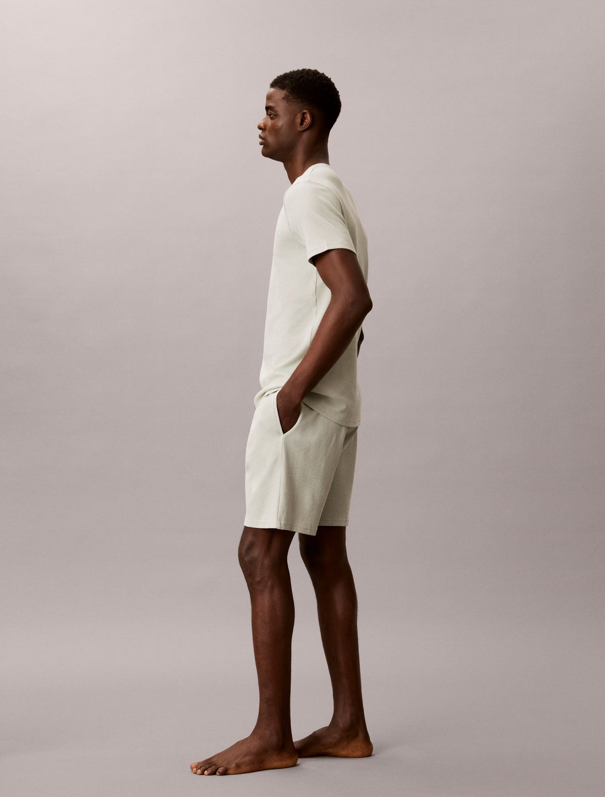 Waffle Knit Sleep Shorts - Calvin Klein Underwear