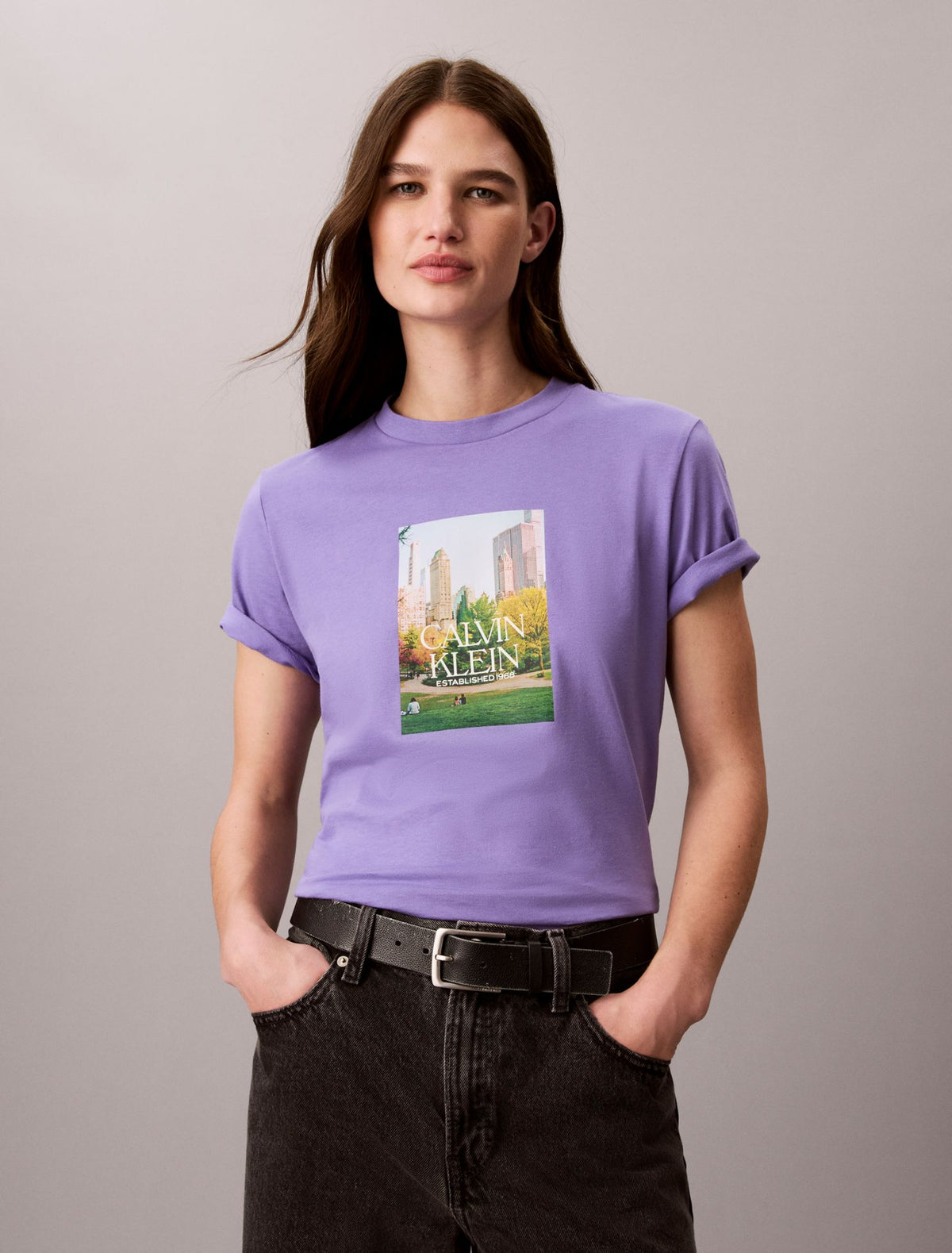 Classic Central Park Graphic Tee - Calvin Klein Women