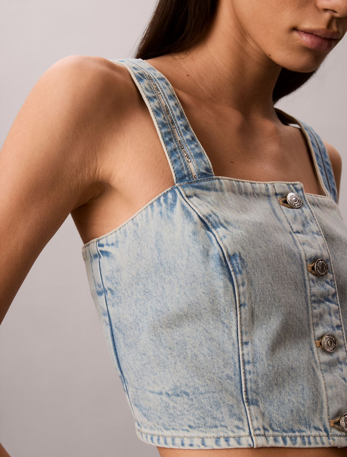 Denim Trucker Tank Top - Calvin Klein Women