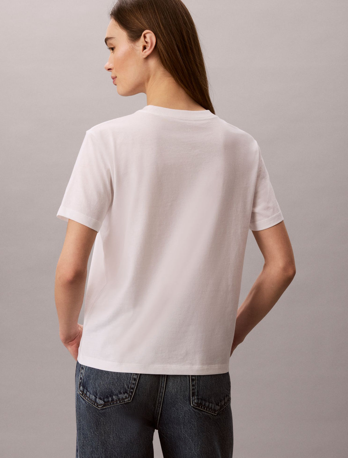 Felt Logo Graphic Classic T-Shirt - Calvin Klein Women