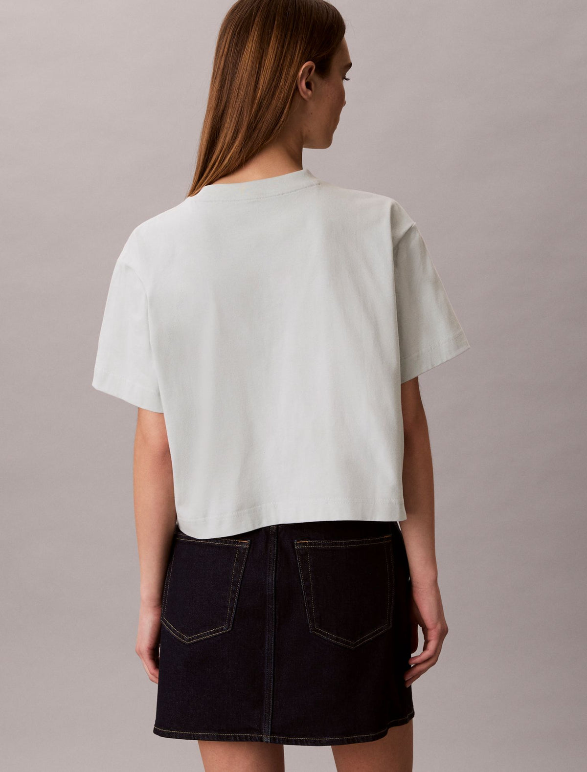 Logo Font Graphic Boxy T-Shirt - Calvin Klein Women