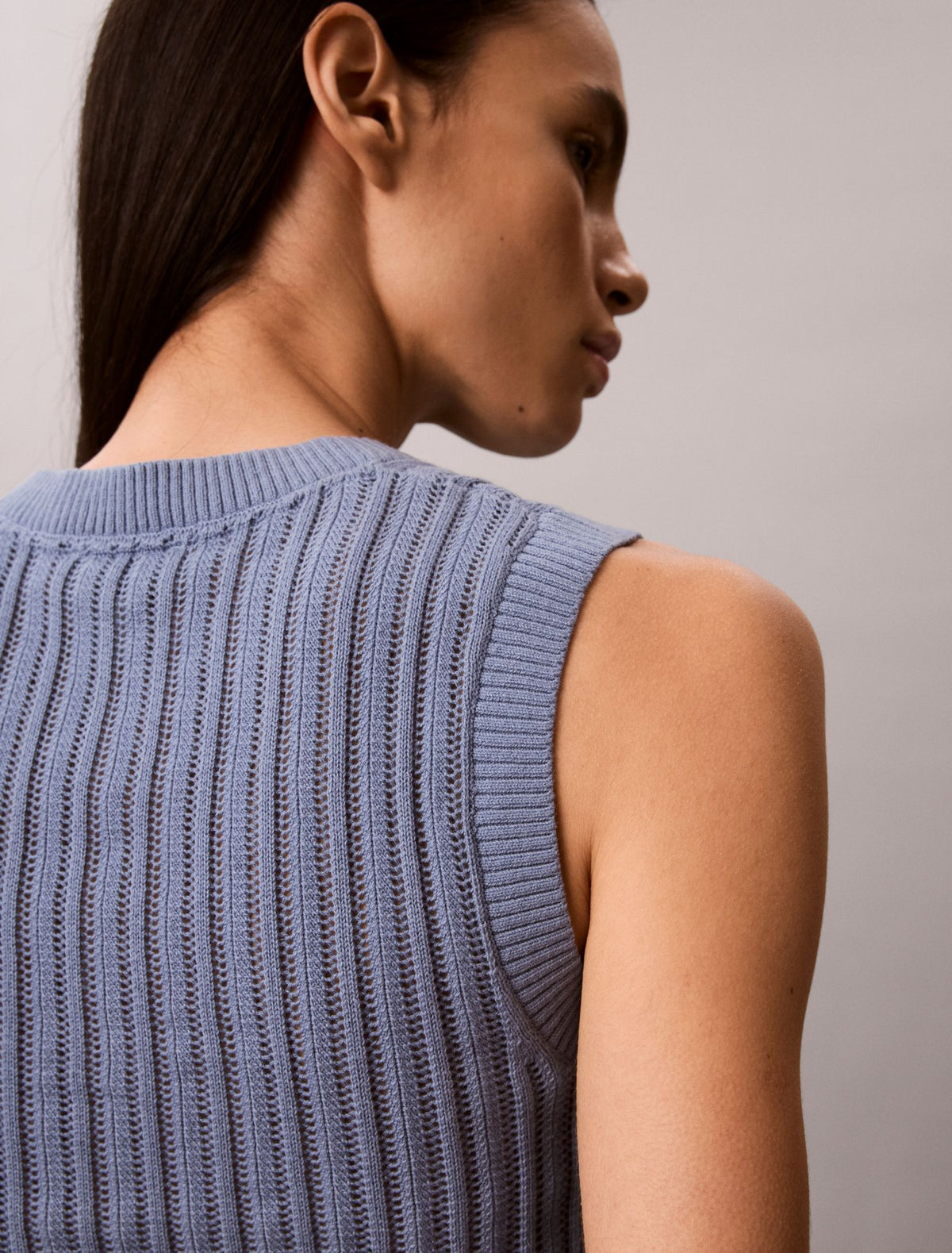 Open Stitch Sweater Tank - Calvin Klein Women