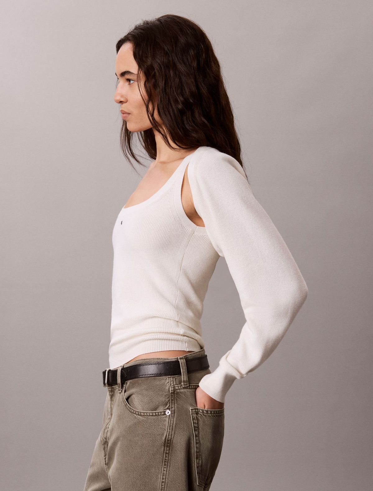 2-In-1 Cardigan Tank Set - Calvin Klein Women