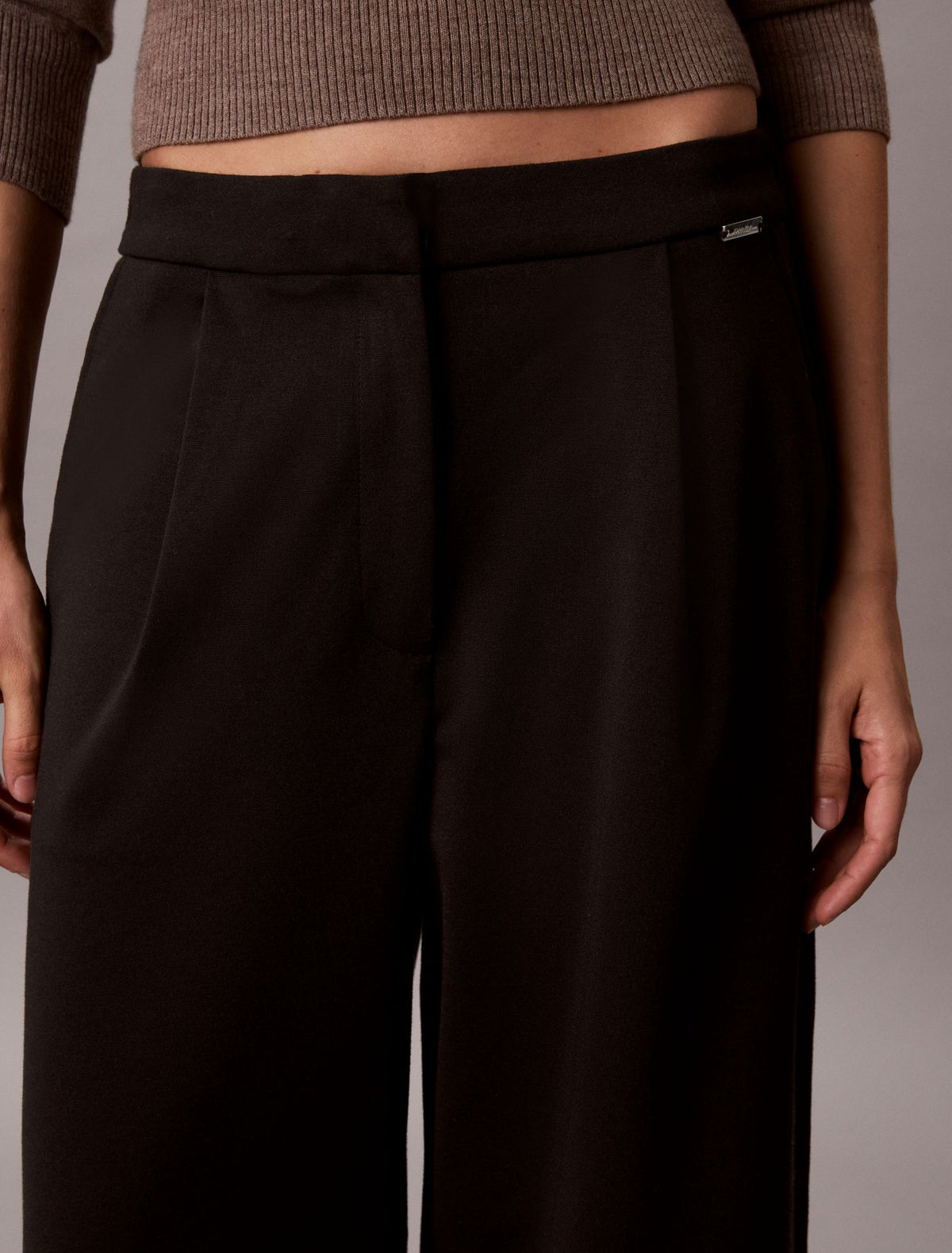 Ponte Wide Leg Pants - Calvin Klein Women