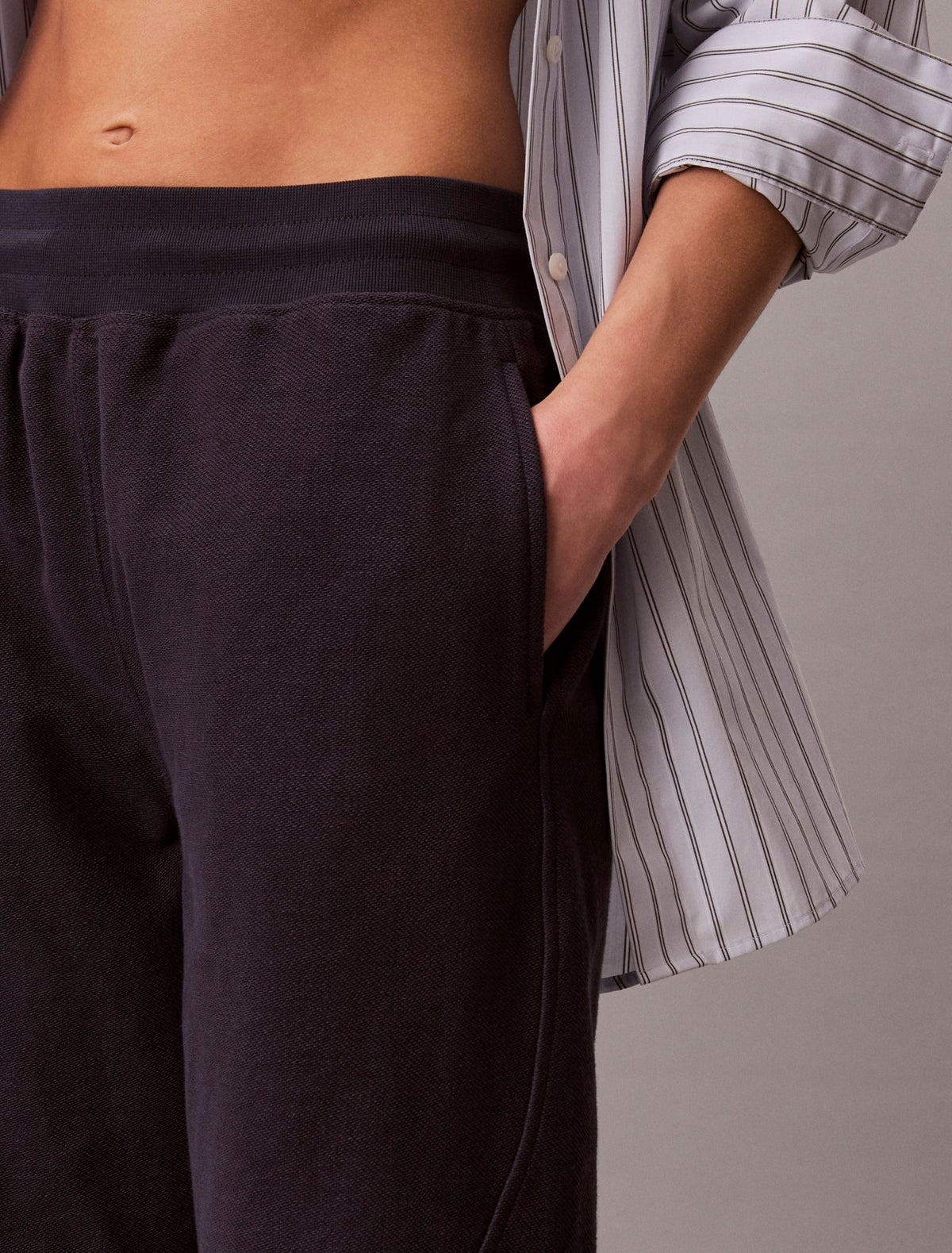 Monogram French Terry Shorts - Calvin Klein Women