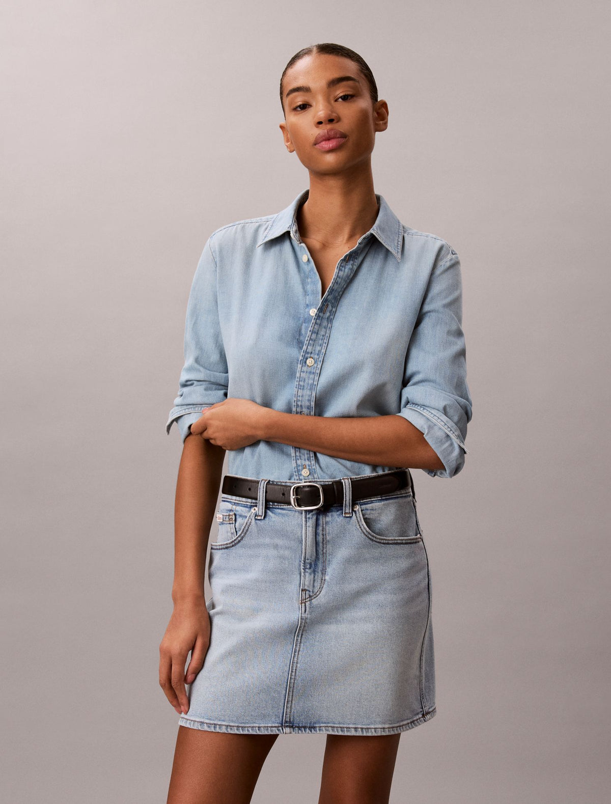 90s Mini Skirt - Calvin Klein Women