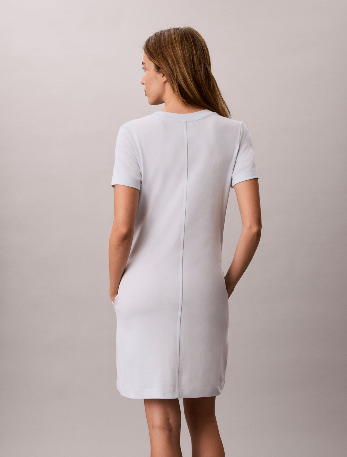 Monogram Mini T-Shirt Dress - Calvin Klein Women