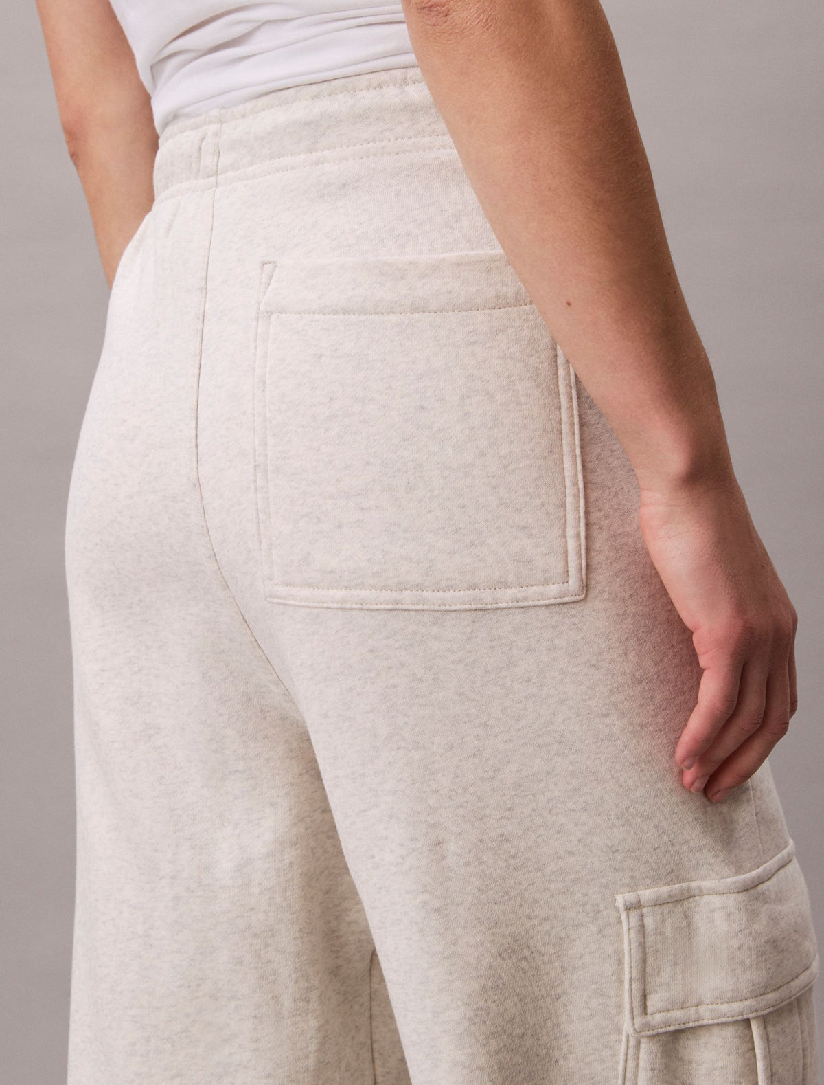 Monogram Fleece Cargo Joggers - Calvin Klein Women