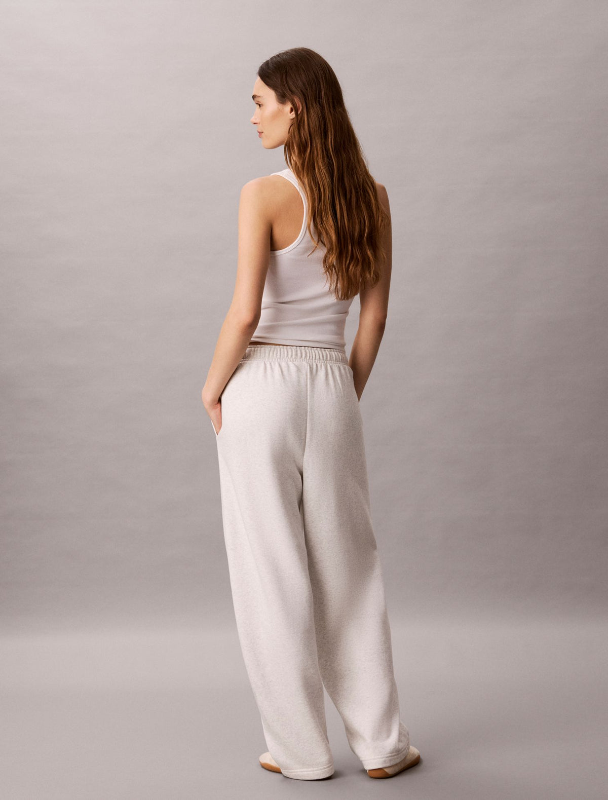 Monologo Fleece Barrel Pants - Calvin Klein Women