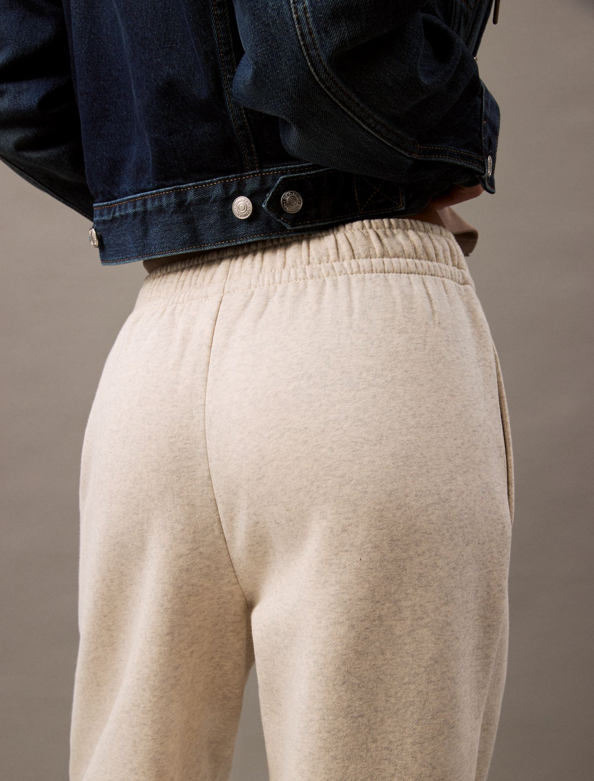 Monogram Fleece Joggers - Calvin Klein Women