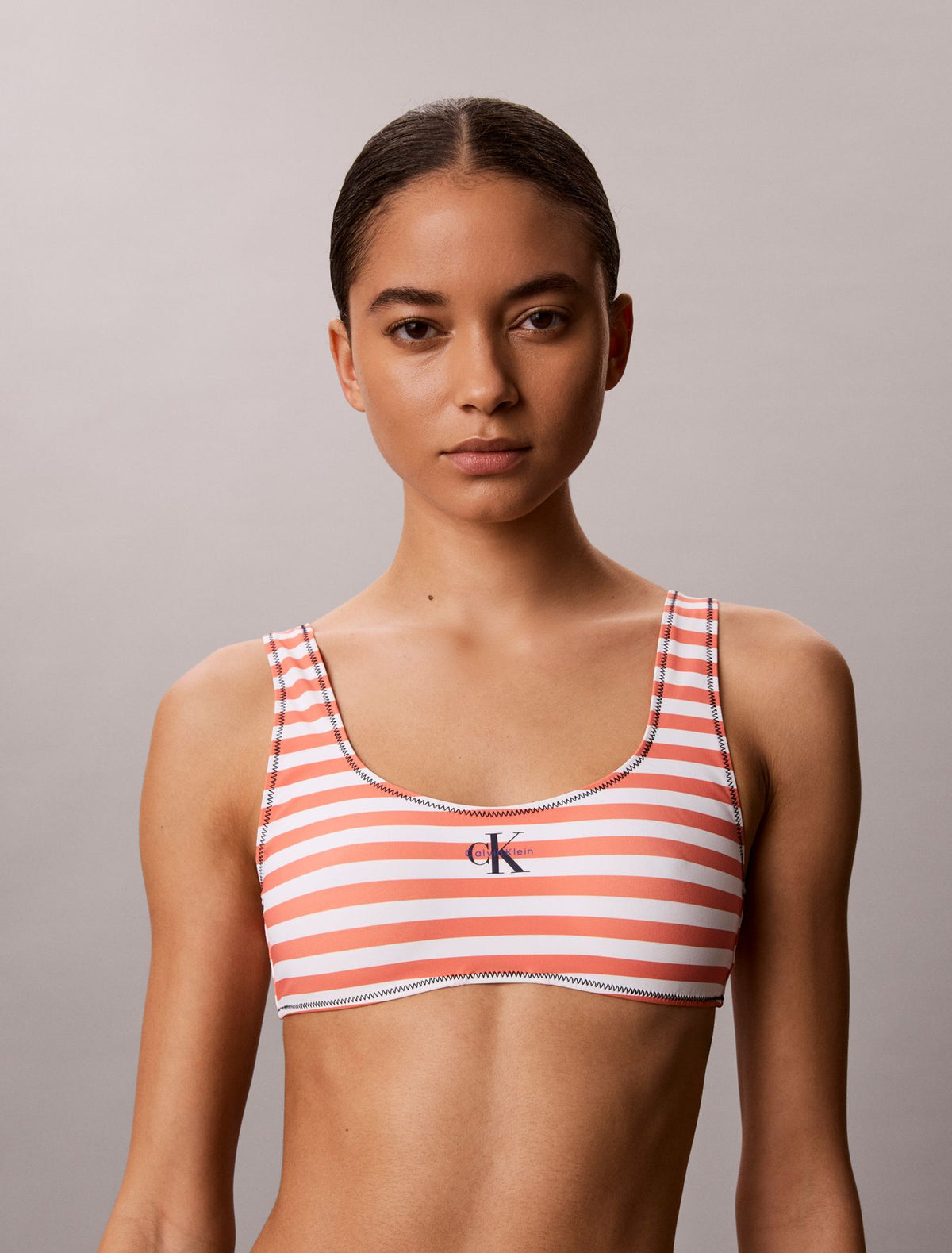 Graphic Monogram Swim Bralette - Calvin Klein Women