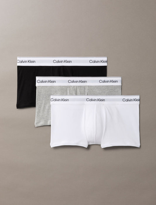 Icon Cotton Stretch 3-Pack Low Rise Trunk - Calvin Klein Underwear