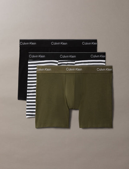 Icon Cotton Stretch 3-Pack Boxer Brief - Calvin Klein Underwear