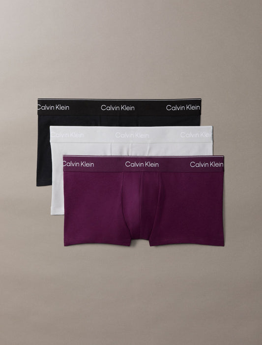 Icon Cotton Stretch 3-Pack Low Rise Trunk - Calvin Klein Underwear