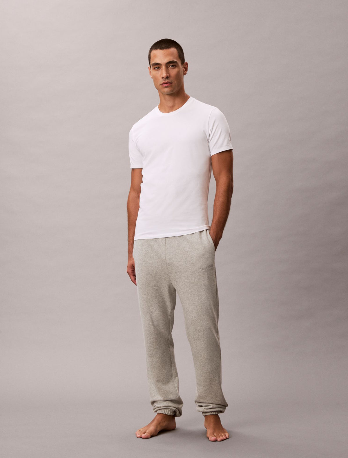 Cotton Stretch Blend 3-Pack Slim Fit Crewneck T-Shirt - Calvin Klein Underwear