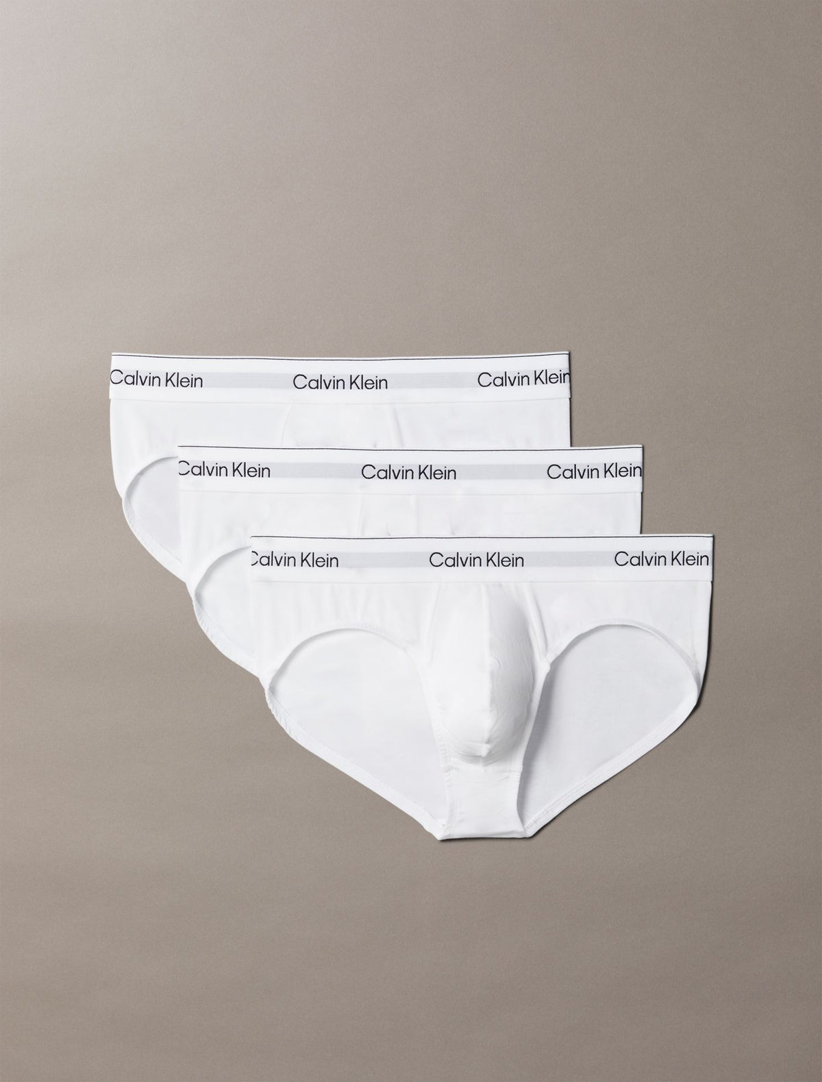 Icon Cotton Stretch 3-Pack Hip Brief - Calvin Klein Underwear