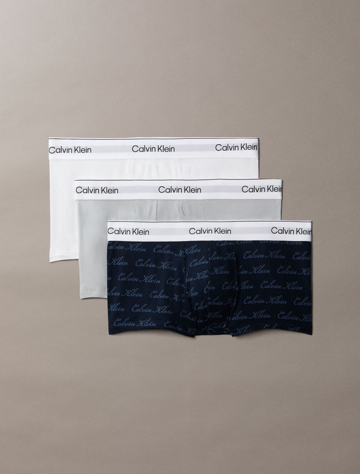 Icon Cotton Stretch 3-Pack Low Rise Trunk - Calvin Klein Underwear