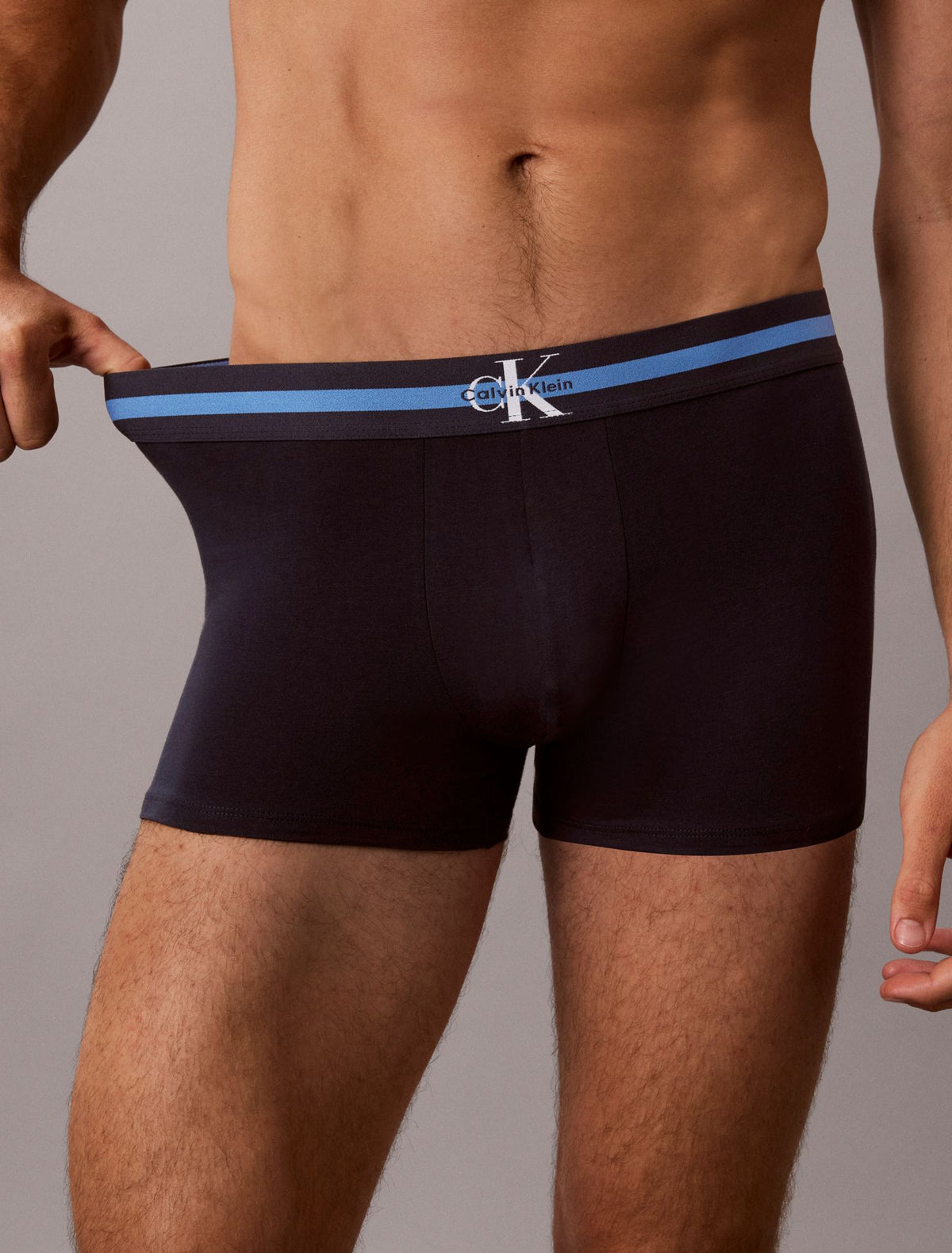 Graphic Monogram Cotton Stretch 3-Pack Trunk - Calvin Klein Underwear