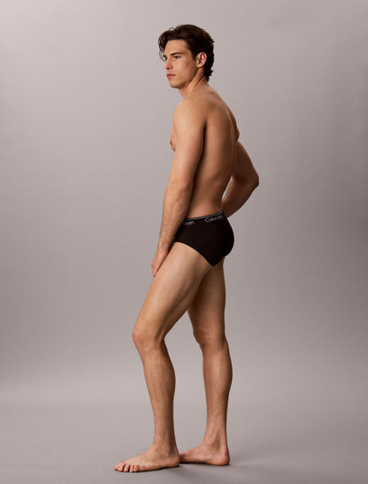 Microfiber Stretch 3-Pack Hip Brief - Calvin Klein Underwear