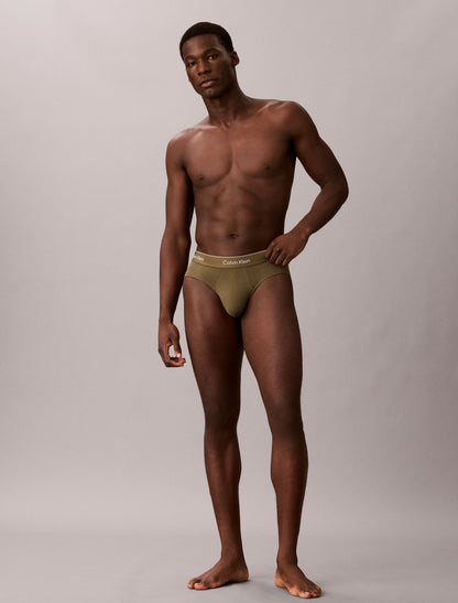 Icon Cotton Stretch 3-Pack Hip Brief - Calvin Klein Underwear