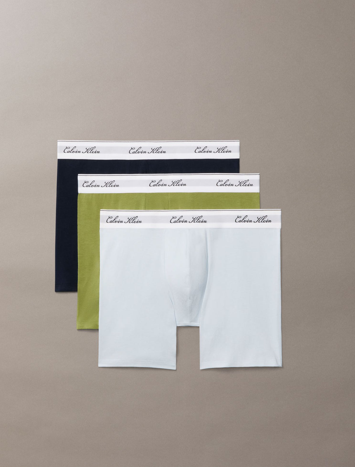 Icon Cotton Stretch Script 3-Pack Boxer Brief - Calvin Klein Underwear