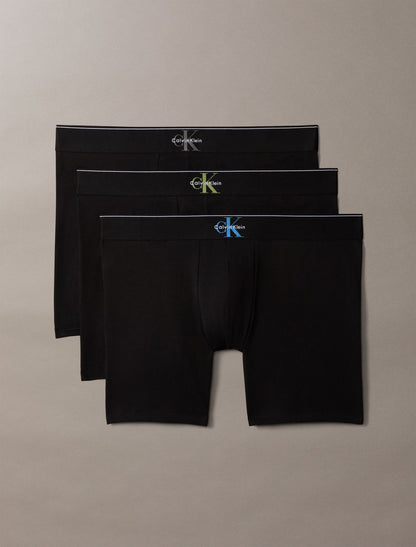 Graphic Monogram Cotton Stretch 3-Pack Boxer Brief - Calvin Klein Underwear