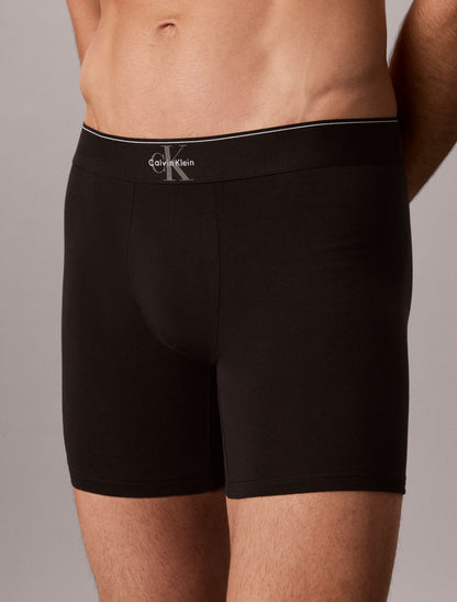Graphic Monogram Cotton Stretch 3-Pack Boxer Brief - Calvin Klein Underwear