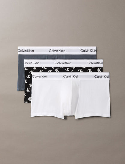 Icon Cotton Stretch 3-Pack Low Rise Trunk - Calvin Klein Underwear