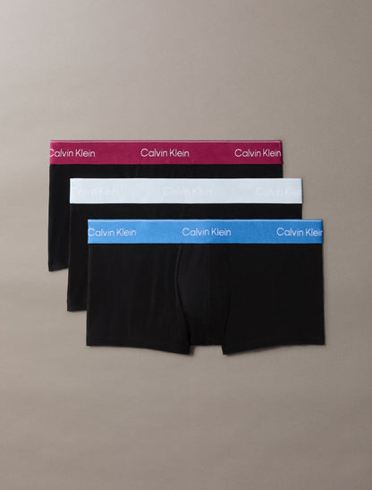 Icon Cotton Stretch 3-Pack Low Rise Trunk - Calvin Klein Underwear