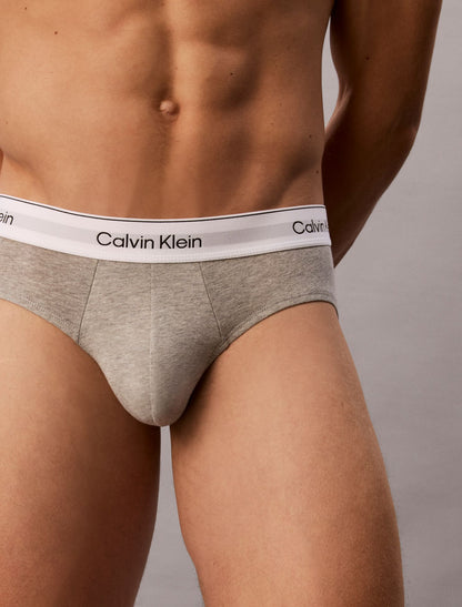 Icon Cotton Stretch 3-Pack Hip Brief - Calvin Klein Underwear