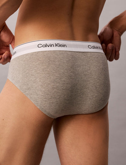 Icon Cotton Stretch 3-Pack Hip Brief - Calvin Klein Underwear