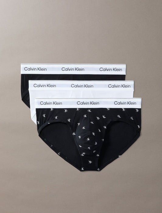 Icon Cotton Stretch 3-Pack Hip Brief - Calvin Klein Underwear