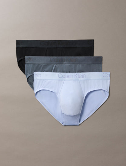 CK Black 3-Pack Hip Brief - Calvin Klein Underwear