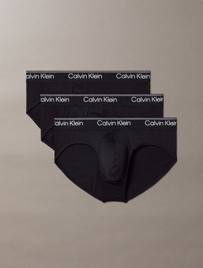 Microfiber Stretch 3-Pack Hip Brief - Calvin Klein Underwear