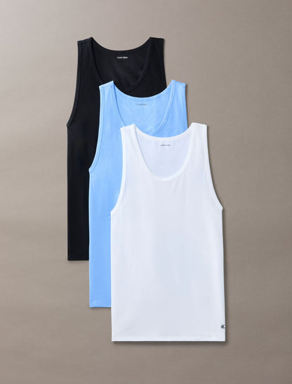Cotton Stretch Blend 3-Pack Tank Top - Calvin Klein Underwear