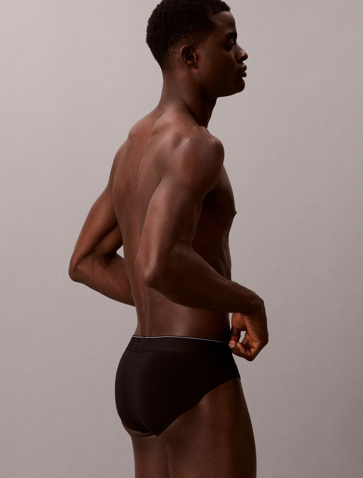 Graphic Monogram Cotton Stretch 3-Pack Brief - Calvin Klein Underwear