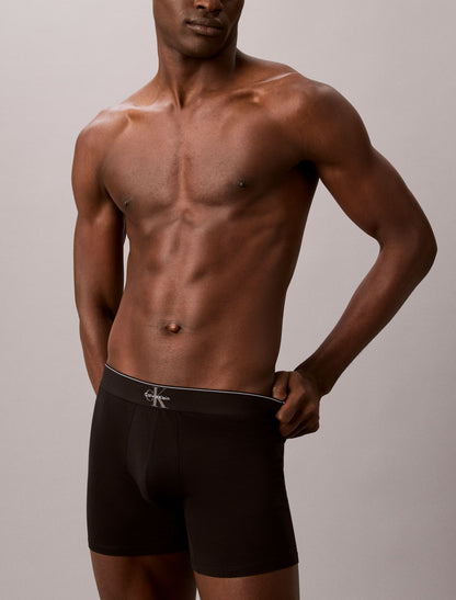Graphic Monogram Cotton Stretch 3-Pack Boxer Brief - Calvin Klein Underwear