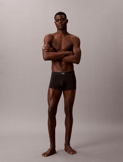 Graphic Monogram Cotton Stretch 3-Pack Trunk - Calvin Klein Underwear