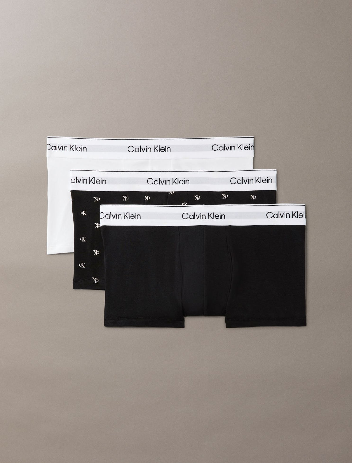 Icon Cotton Stretch 3-Pack Low Rise Trunk - Calvin Klein Underwear