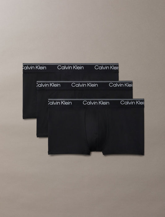 Microfiber Stretch 3-Pack Low Rise Trunk - Calvin Klein Underwear