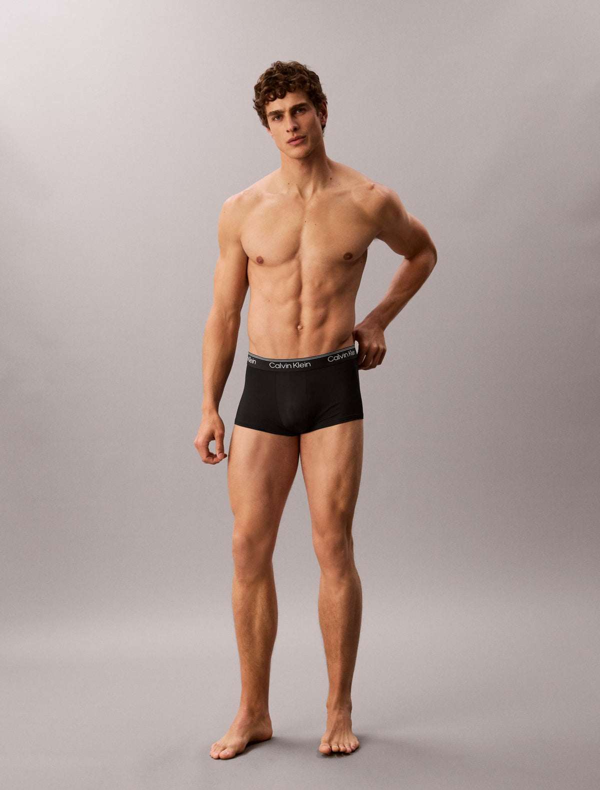 Microfiber Stretch 3-Pack Low Rise Trunk - Calvin Klein Underwear
