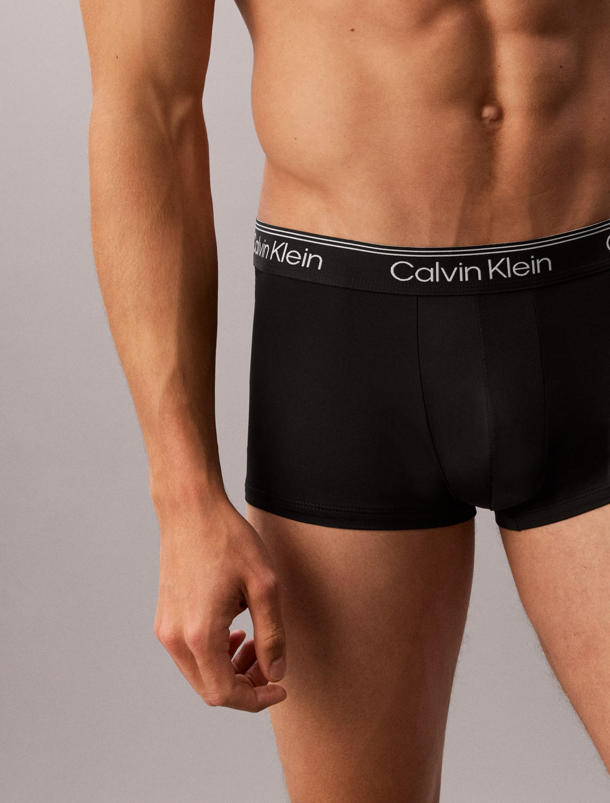 Microfiber Stretch 3-Pack Low Rise Trunk - Calvin Klein Underwear