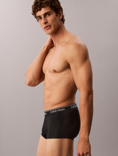 Microfiber Stretch 3-Pack Low Rise Trunk - Calvin Klein Underwear
